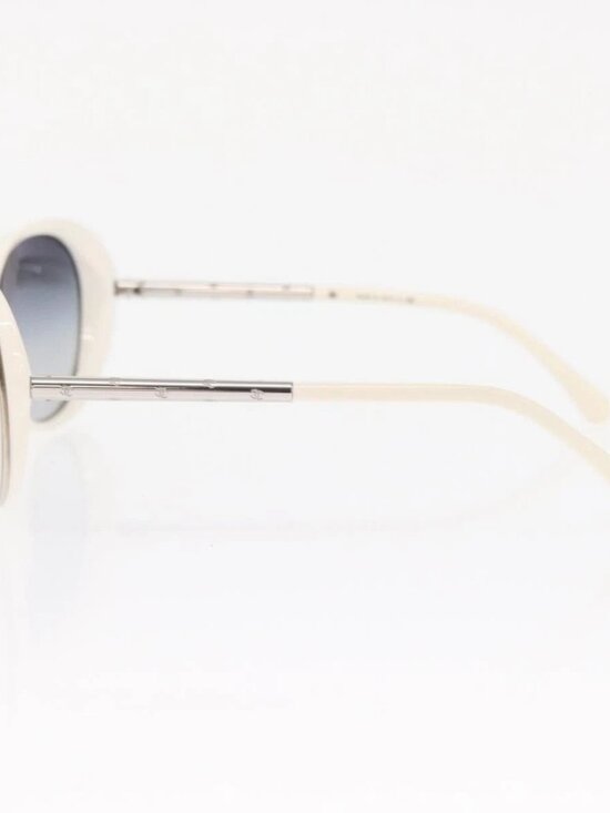 CHANEL Sunglasses plastic White CC Auth BA9081 main image 11